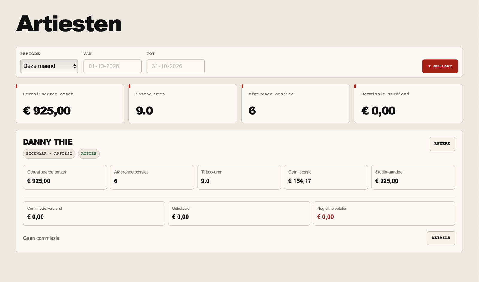 Artiesten in TAT2OPS
